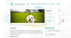 Desktop Screenshot of healingtouchvets.com